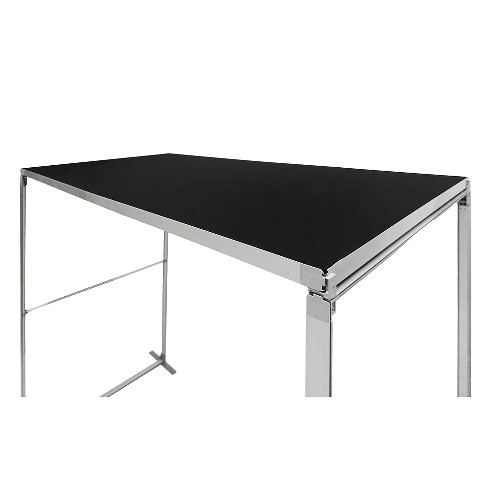 FlexFrame Dach 100 x 250 cm Silber (inkl. Extension Set 50 cm)