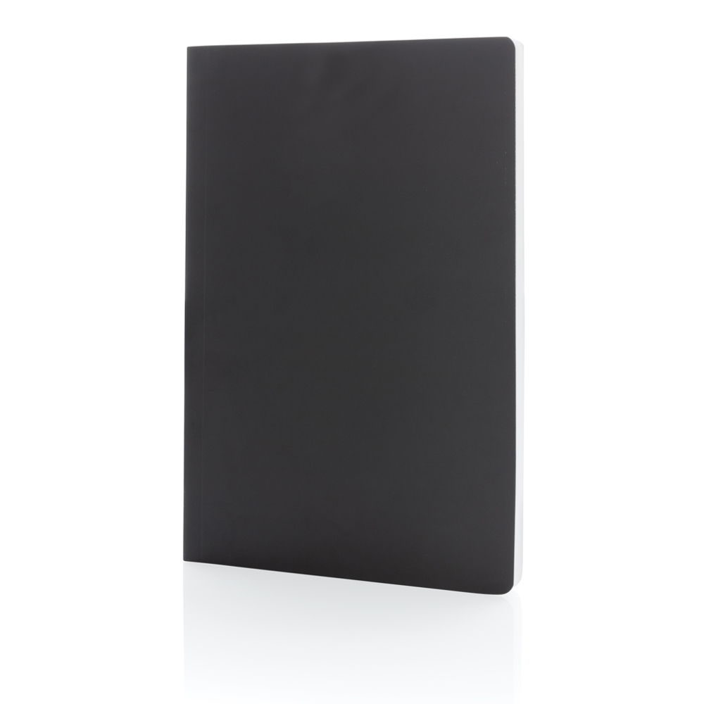 Impact Softcover A5 Notizbuch mit Steinpapier - schwarz (± PMS Black)