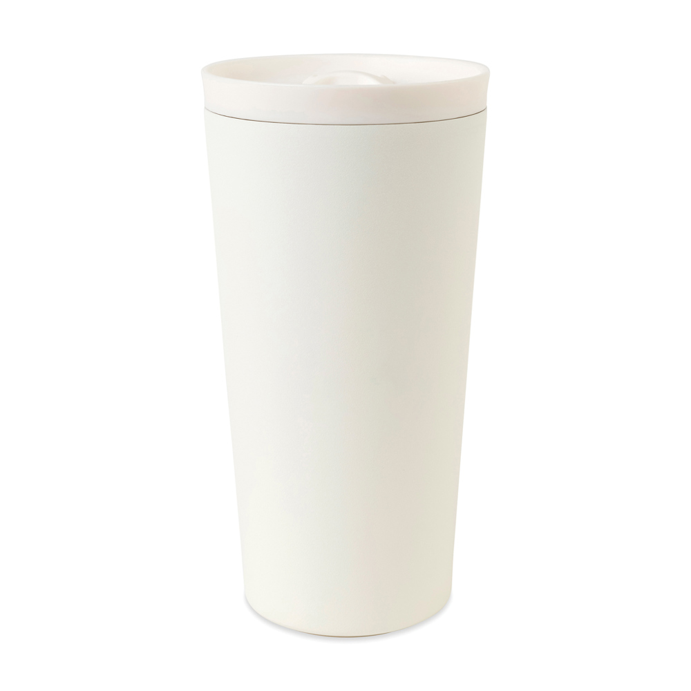 Aviana™ Rowan RCS recycelter Thermobecher 500ml - weiß (± PMS White)