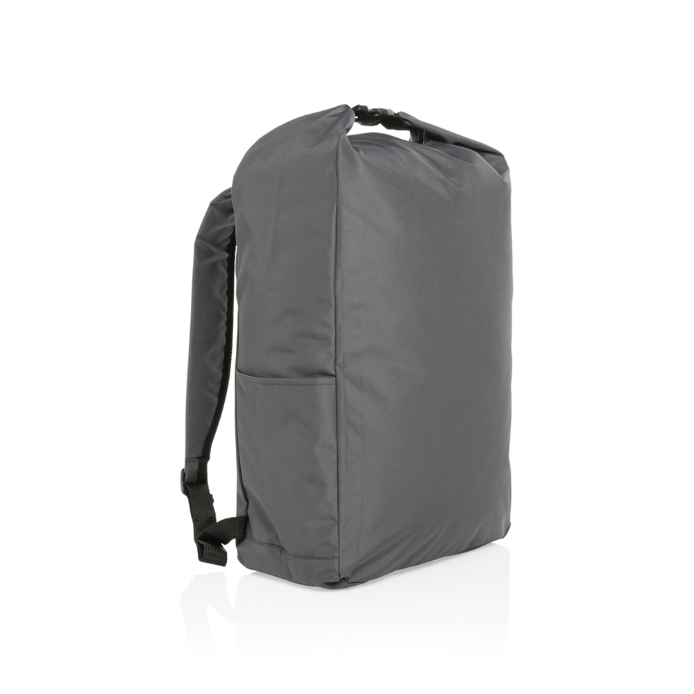 Impact AWARE™ RPET Basic Rolltop-Rucksack - anthrazit (± PMS Cool Grey 11)