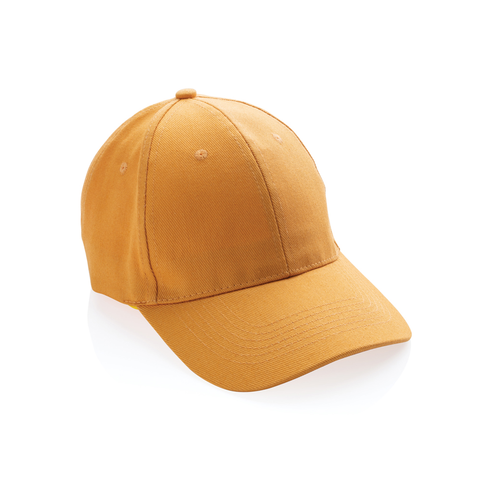 Impact 6 Panel Kappe aus 280gr rCotton mit AWARE™ Tracer - sundial orange (± PMS 16-1148TCX)
