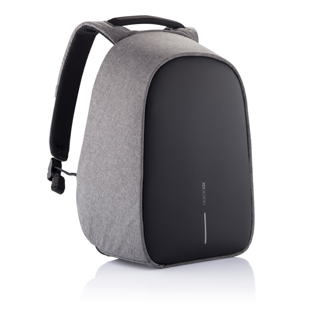 Bobby Hero Regular Anti-Diebstahl-Rucksack - grau, anthrazit (± PMS 425/ ± PMS 426)