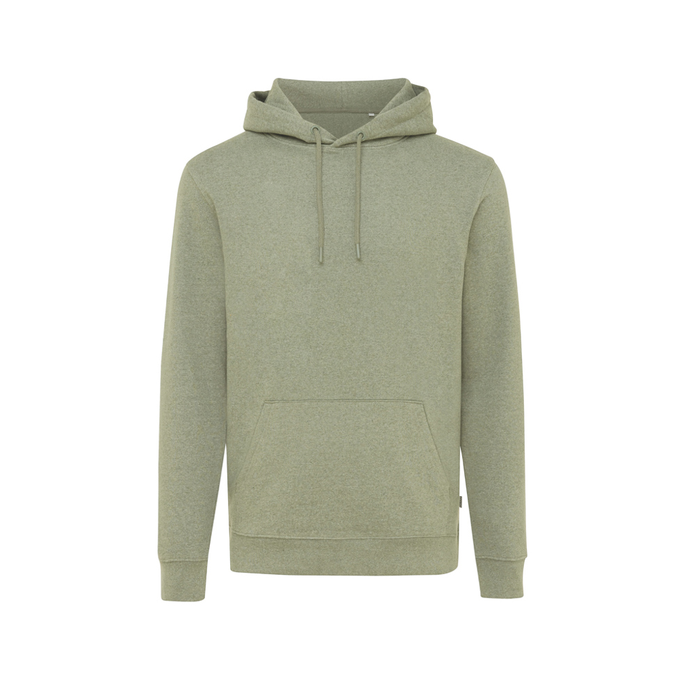 IQONIQ Torres ungefärbter Hoodie aus recycelter Baumwolle - heather green (± PMS heather green)
