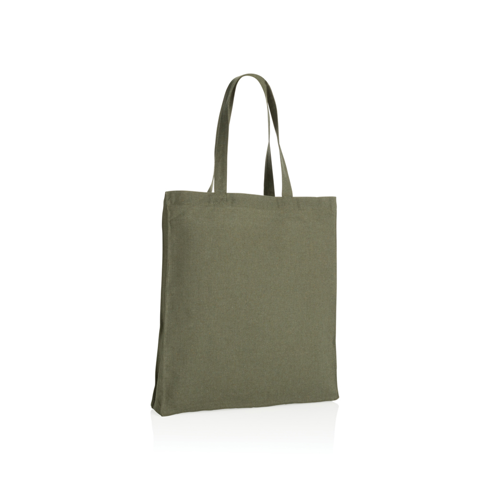 Impact AWARE™ recycelte Baumwolltasche 145gr mit Boden - grün (± PMS Green)