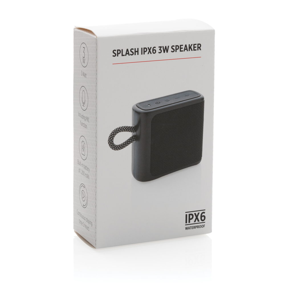 Splash IPX6 3W Lautsprecher