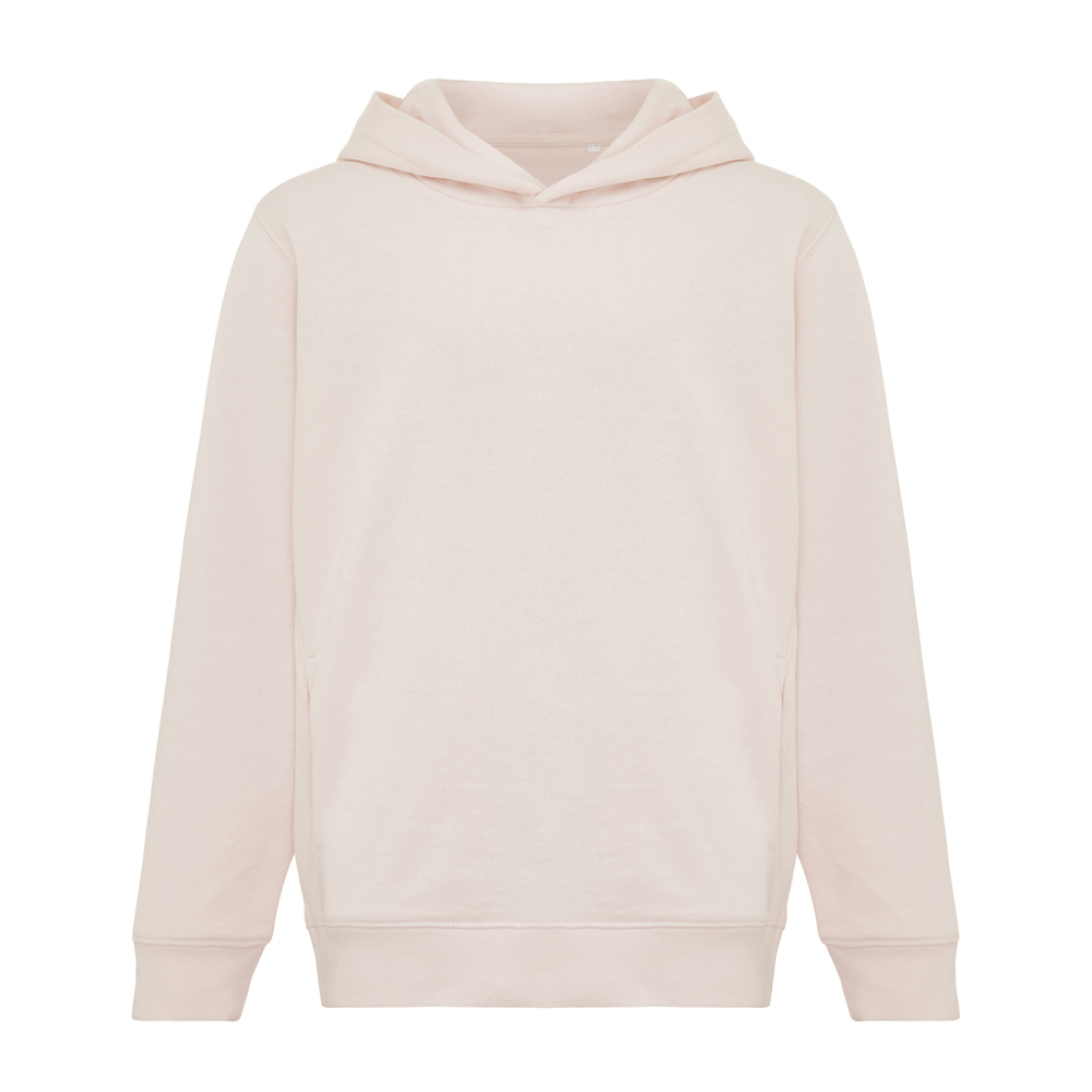 IQONIQ Yengo KidsHoodie mit Seitentaschen aus rec. Baumwolle - cloud pink (± PMS 11-1408 TCX)