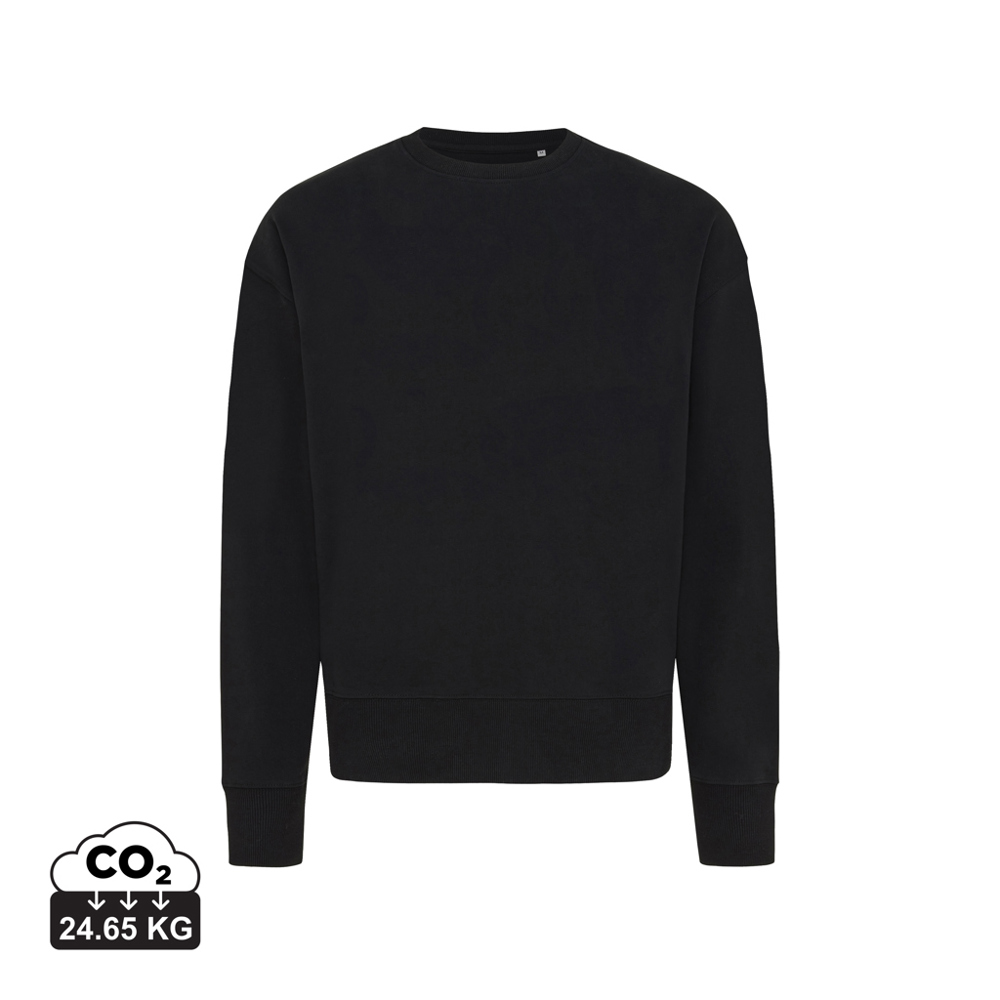 IQONIQ Kruger Relax-Rundhals-Sweater aus recycelt. Baumwolle
