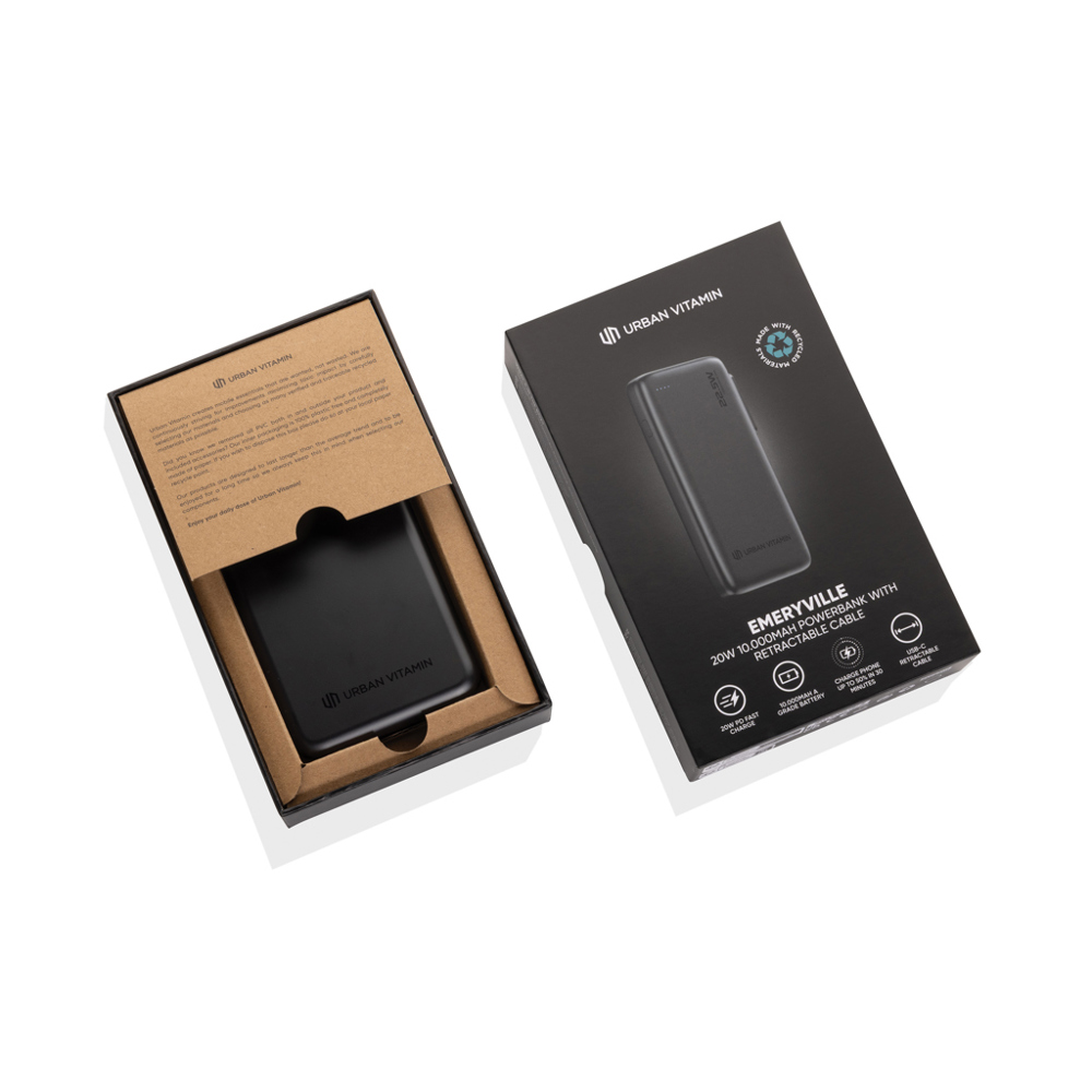 Urban Vitamin Emeryville 20W 10.000 mAh Powerbank