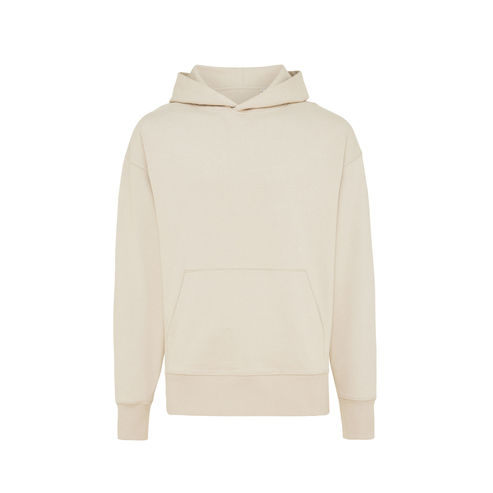 IQONIQ Yoho Relax-Hoodie aus recycelter Baumwolle - natural raw (± PMS natural raw undyed)