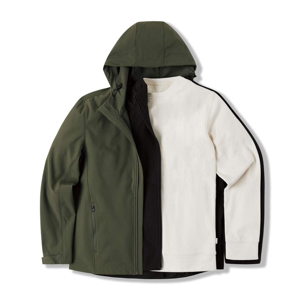 IQONIQ Diran Fleecejacke aus recyceltem Polyesterflor